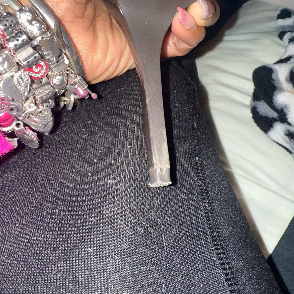 Michael Kors Brown Patterned Peep-Toe Heels - Picture 3 of 5